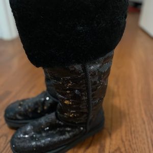 Ugg Tall Sequin Boots Size 10
